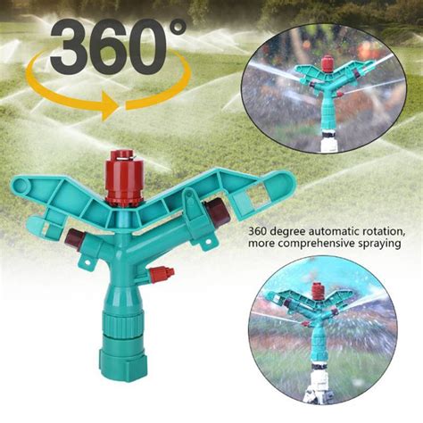 360 Rotating Degree Grass Irrigation System Automatic Garden Watering Lawn Sprinklers Wish