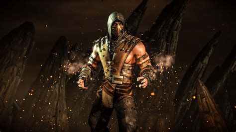 Mortal Kombat X Scorpion Inferno Uhd 4k Wallpaper Pixelz