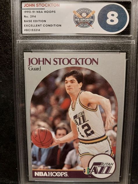 1990 91 NBA Hoops 294 John Stockton For Sale Online EBay