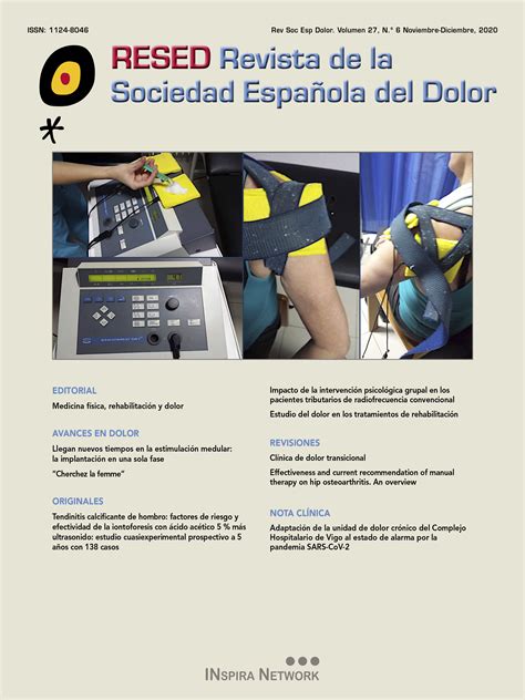 Resed Revista De La Sociedad Espa Ola Del Dolor