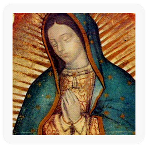 Our Lady Of Guadalupe Virgin Mary Stickers Sold By Bruno Cardoso Sku