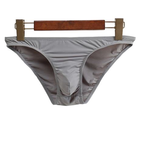 Sexy Man Underpants Bulge Pouch Thong G String See Through Bikini Solid Briefs Underwear Ultra