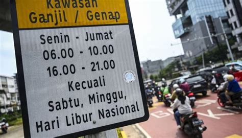 Daftar 26 Ruas Jalan Di Jakarta Yang Berlaku Ganjil Genap KOMBI ID