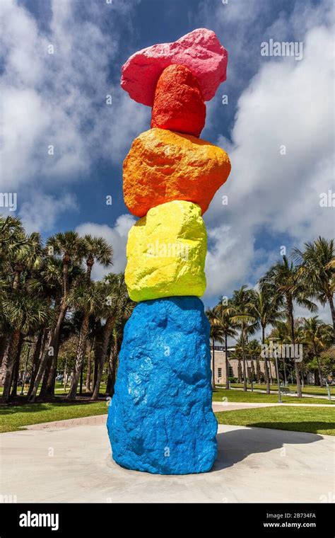 The Miami Mountain Sculpture By Ugo Rondinone Is An Acquisition By