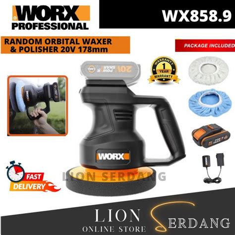 Worx Wx V Electric Car Polisher Machine Variable Speed Auto