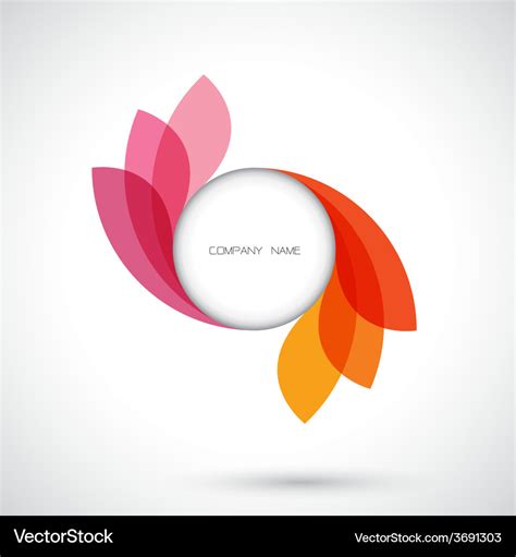 Creative Abstract Logo Design Template Royalty Free Vector