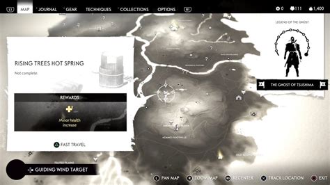 Hot Spring Locations Ghost Of Tsushima