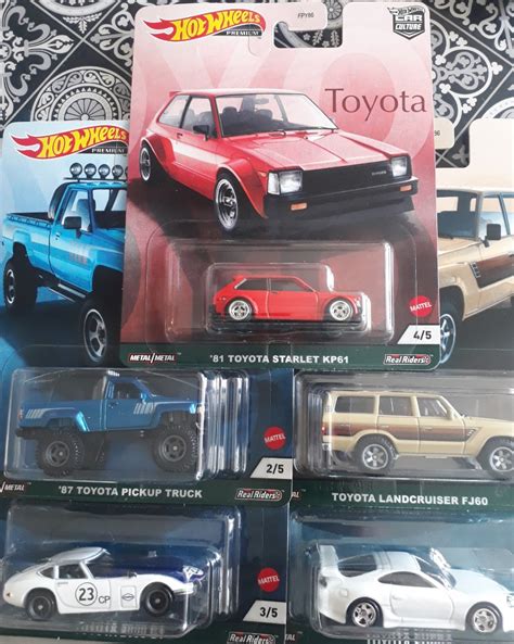 Hot Wheels Toyota Set Starlet Supra Hobbies Toys Toys Games On Carousell