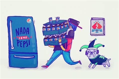 PEPSI Super Bowl Illustration on Behance