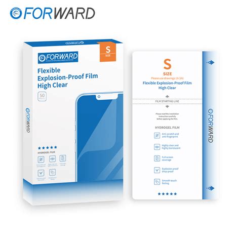 FORWARD High Clear Hydrogel Film | Customizable Screen Protector Film ...