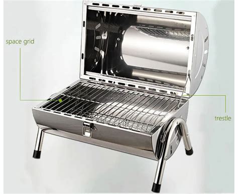 Stainless Steel Bbq Charcoal Grill Emega Australia