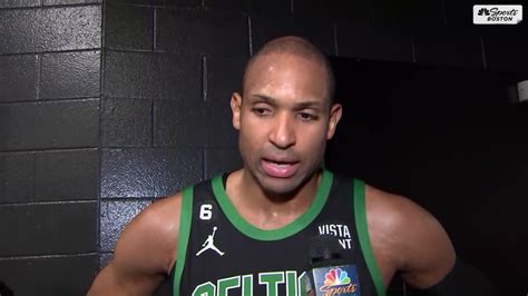 Al Horford Talks About Huge Game 3 Win Vs Philly Nbc Sports Boston