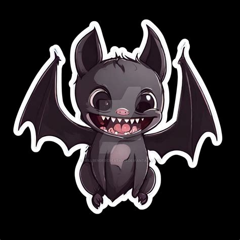 Cute Bat by HellbenderCreations on DeviantArt