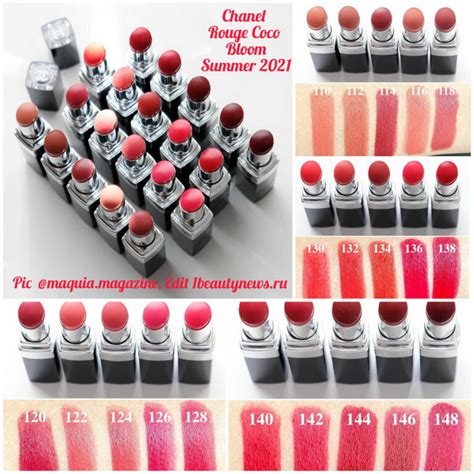 Новые губные помады Chanel Rouge Coco Bloom Spring Summer 2021: первая ...