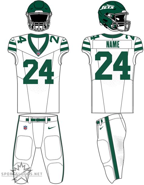 New York Jets Uniform Road Uniform National Football League Nfl