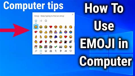 How To Use EMOJI In Windows 10 Computer And Laptop YouTube