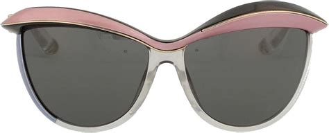 Dior Exm Black Pink Crystal Demoiselle 1 Cats Eyes Sunglasses Lens Category 3