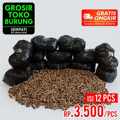 Jual SEMPATI GROSIR WOOD PELLET REPACK 1 KG ISI 12 BUNGKUS ALAS KANDANG