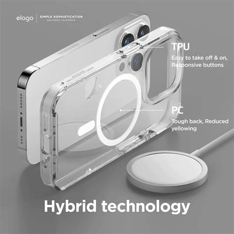 Elago Magsafe Hybrid Case Transparent Iphone Pro