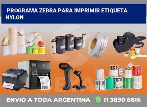 Programa Zebra Para Imprimir Etiqueta Nylon Etiquetas Congreso