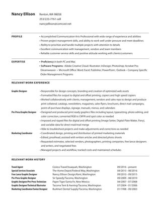 Resume N Ellison PDF