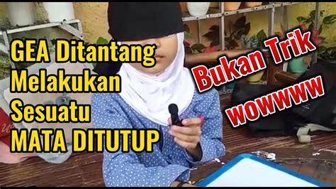 Aksi TerSulit Behitung Membaca Tapi Mata Ditutup Viral YouTube