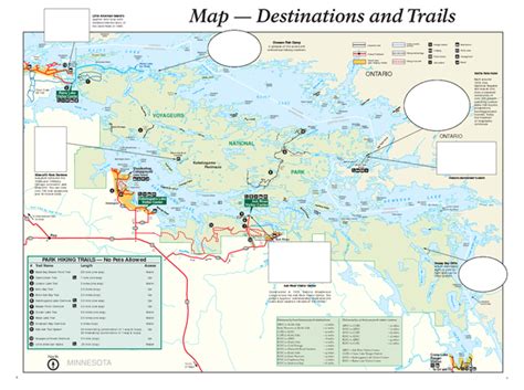 Voyageurs National Park Map