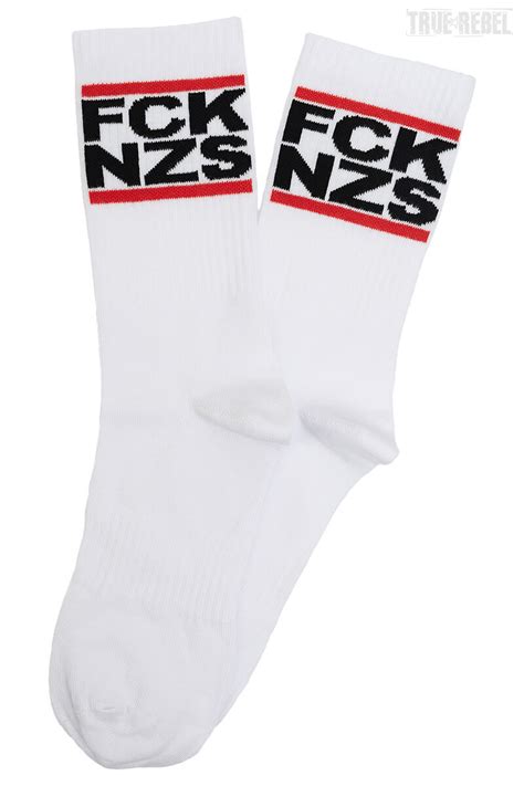 True Rebel Socks FCK NZS Classic White, 9,90