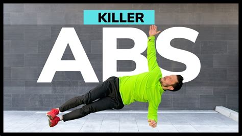 Killer Ab Circuit At Home 15 Minute No Equipment Ab Workout Youtube