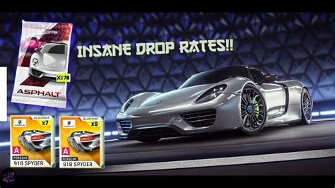 Asphalt Opening X Porsche Spyder Packs Tokens Youtube