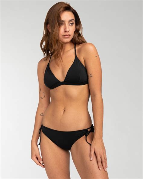 Mujer Sol Searcher Low Rider Braguita De Bikini Para Mujer Black