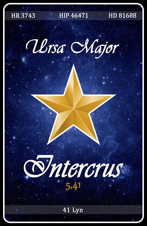 Ursa Major Intercrus Starcards Opensea