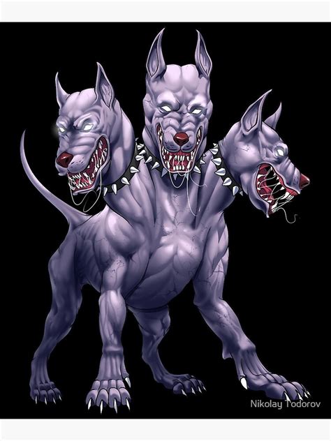 "Greek Mythology Cerberus" Poster for Sale by underheaven | Redbubble