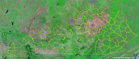 Printable Kentucky Map With Cities