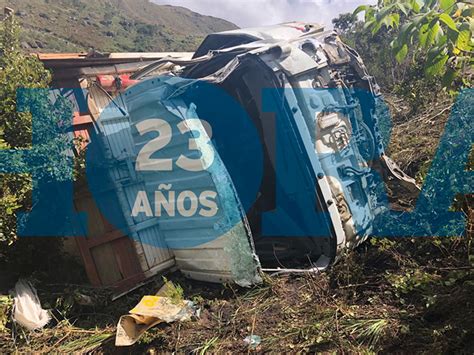 Un muerto y seis heridos en volcadura de camión DIARIO AHORA