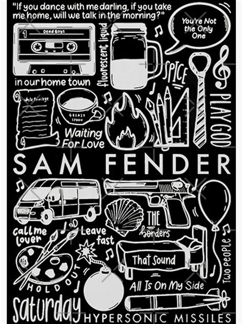 Sam Fender Seventeen Going Under Poster For Sale By Ziro Mika Art