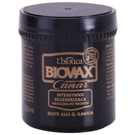 L Biotica Biovax Glamour Caviar Nourishing Restorative Mask With