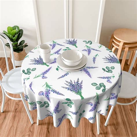 Rooruns Toile Tablecloth French Country Decor Blue And White Tablecloth