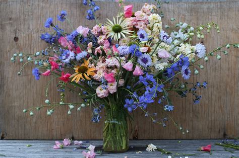 Spring Mason Jar Bouquet By Hillary Alger Of Johnnys Selected Seeds