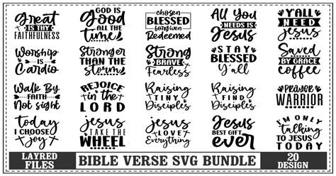 Bible Verse Svg Bundle Bundle · Creative Fabrica