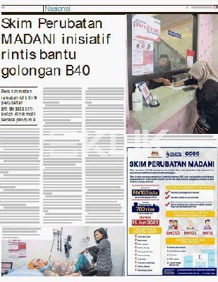 Skim Perubatan MADANI Inisiatif Rintis Bantu Golongan B40 KLiK