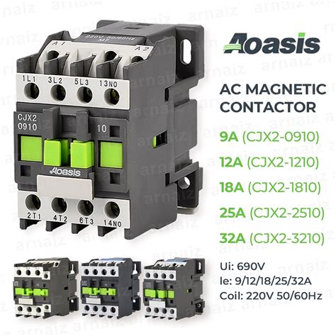 A To A Ac Magnetic Contactor Cjx Contactors