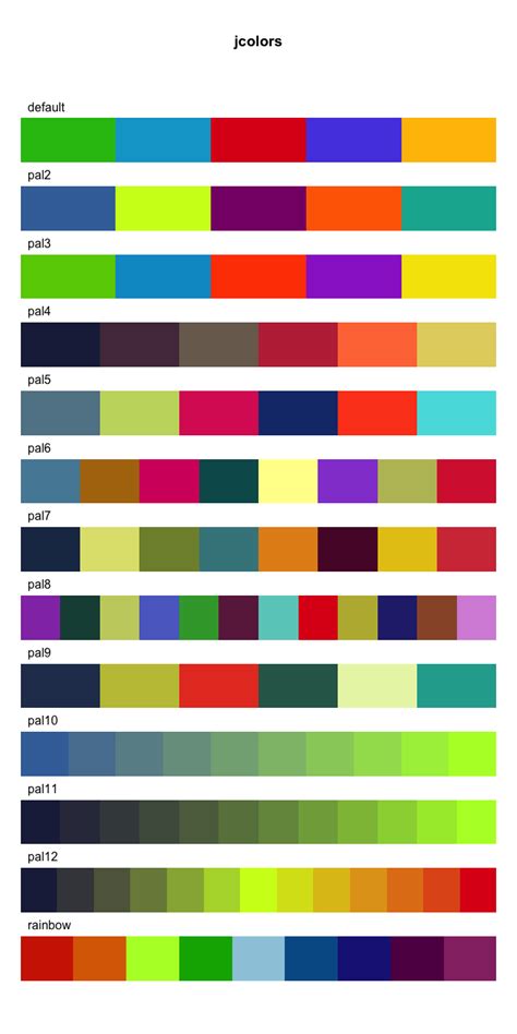 R Color Palettes