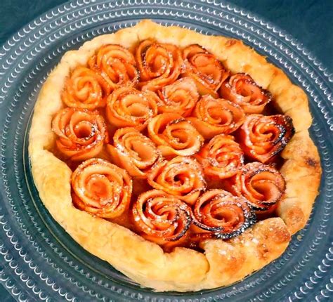 Recette De Tarte Aux Pommes Bouquet De Roses Par Cuizin Today