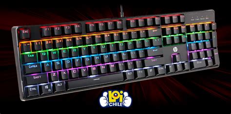 Teclado Gamer Hp Gk Mec Nico Conexi N Usb Retroiluminaci N Rgb