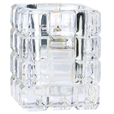 Sterno Clear Krystle Square Liquid Candle Holder