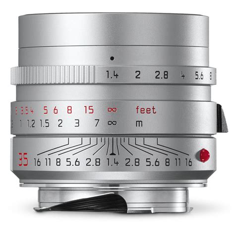 Leica Summilux M 35mm F 1 4 Asph Lens Silver 11675 Bandh Photo