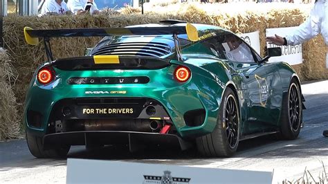 NEW Lotus Evora GT4 Concept CRAZY LOUD FOS Goodwood Hillclimb 2019