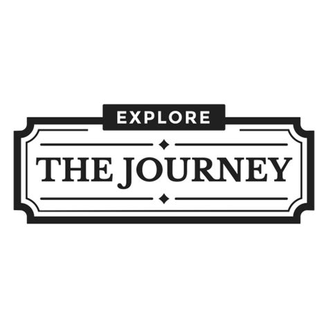 Explore The Journey Filled Stroke Badge Png And Svg Design For T Shirts