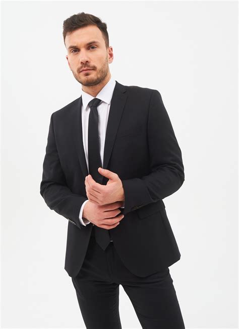 Чёрный классической костюм Костюм м. 1462VB 304 тк. СПО39354 купить в ...